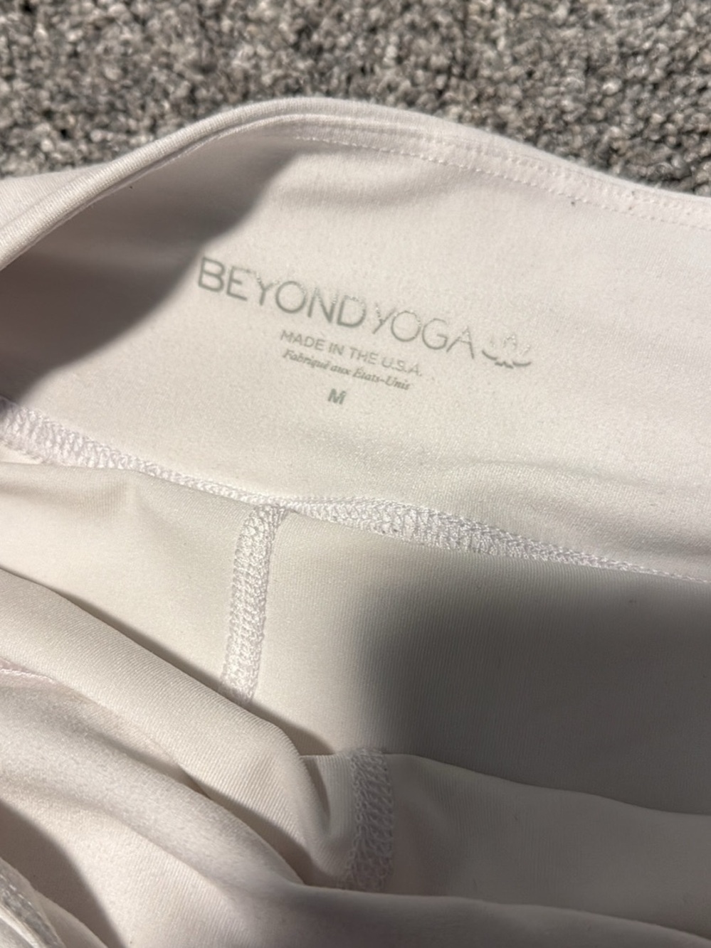 Beyond Yoga White Athletic Skirt With Liner - M